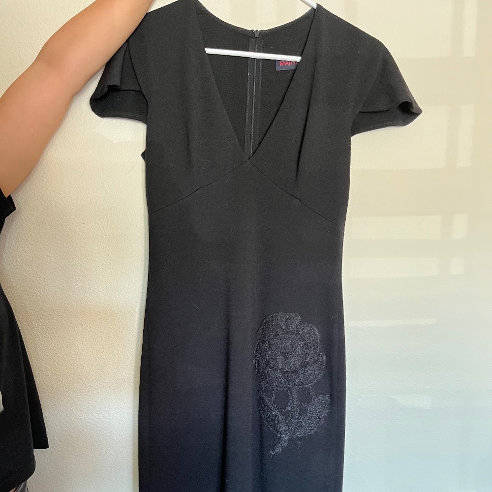 Martin Grant Paris Elegant Black Dress size Medium